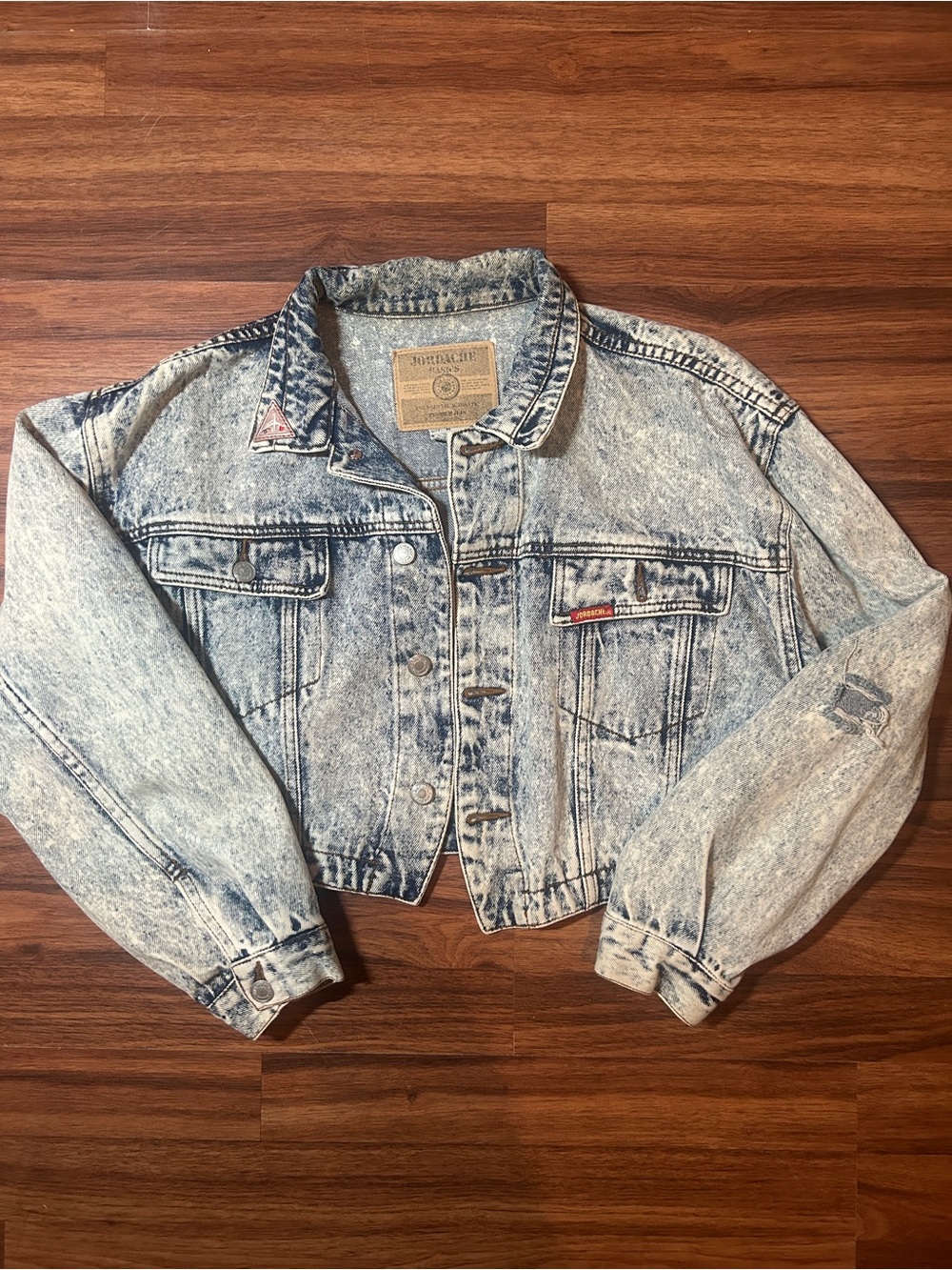 Jordache Acid Wash Denim Jacket